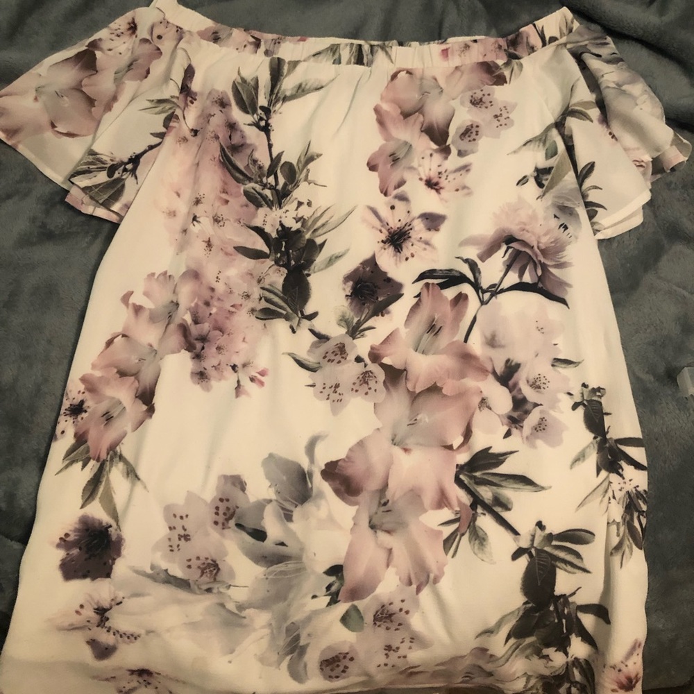 Off the shoulder dress